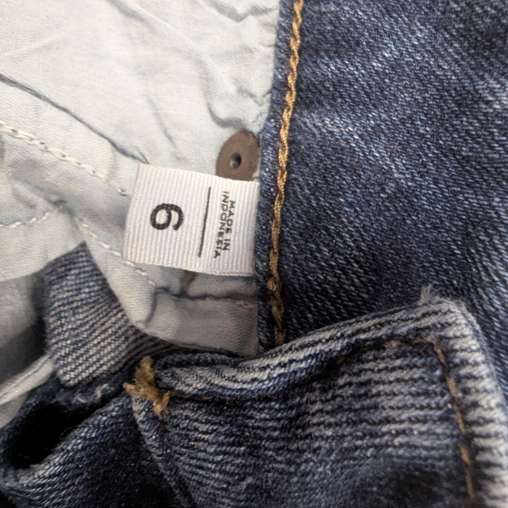 Loft Outlet Curvy Skinny Jeans Women's Size 6 Mid-rise Blue Stretch Denim - Picture 8 of 9
